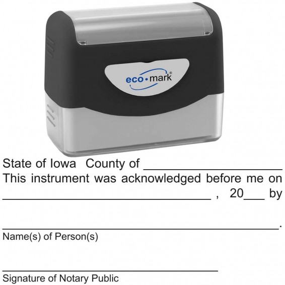 Iowa Acknowledgment Stamp | Notary.net