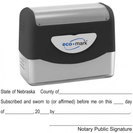 Nebraska Jurat Stamp