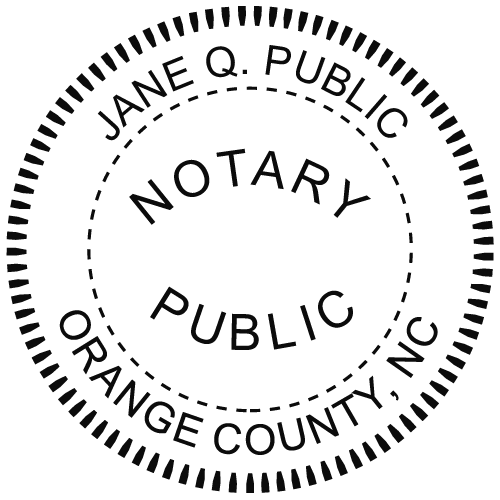 North Carolina Notary Embosser