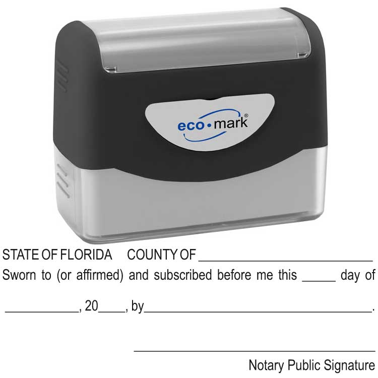 Florida Notary Jurat Stamp 0306