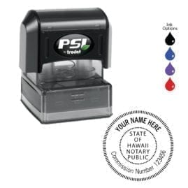 Hawaii Notary Stamp - PSI 4141