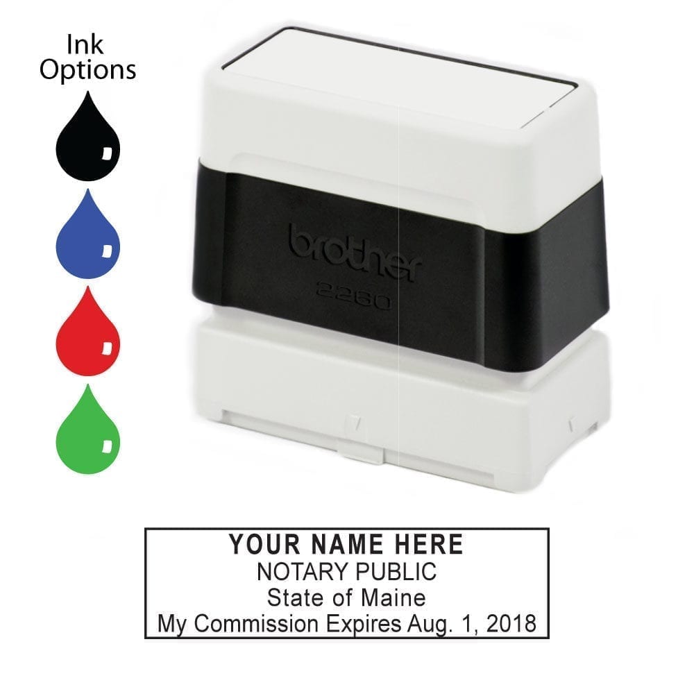 Maine Notary Stamp - Brother 2260