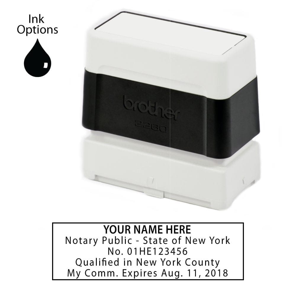 New York Pre Ink Notary Stamp