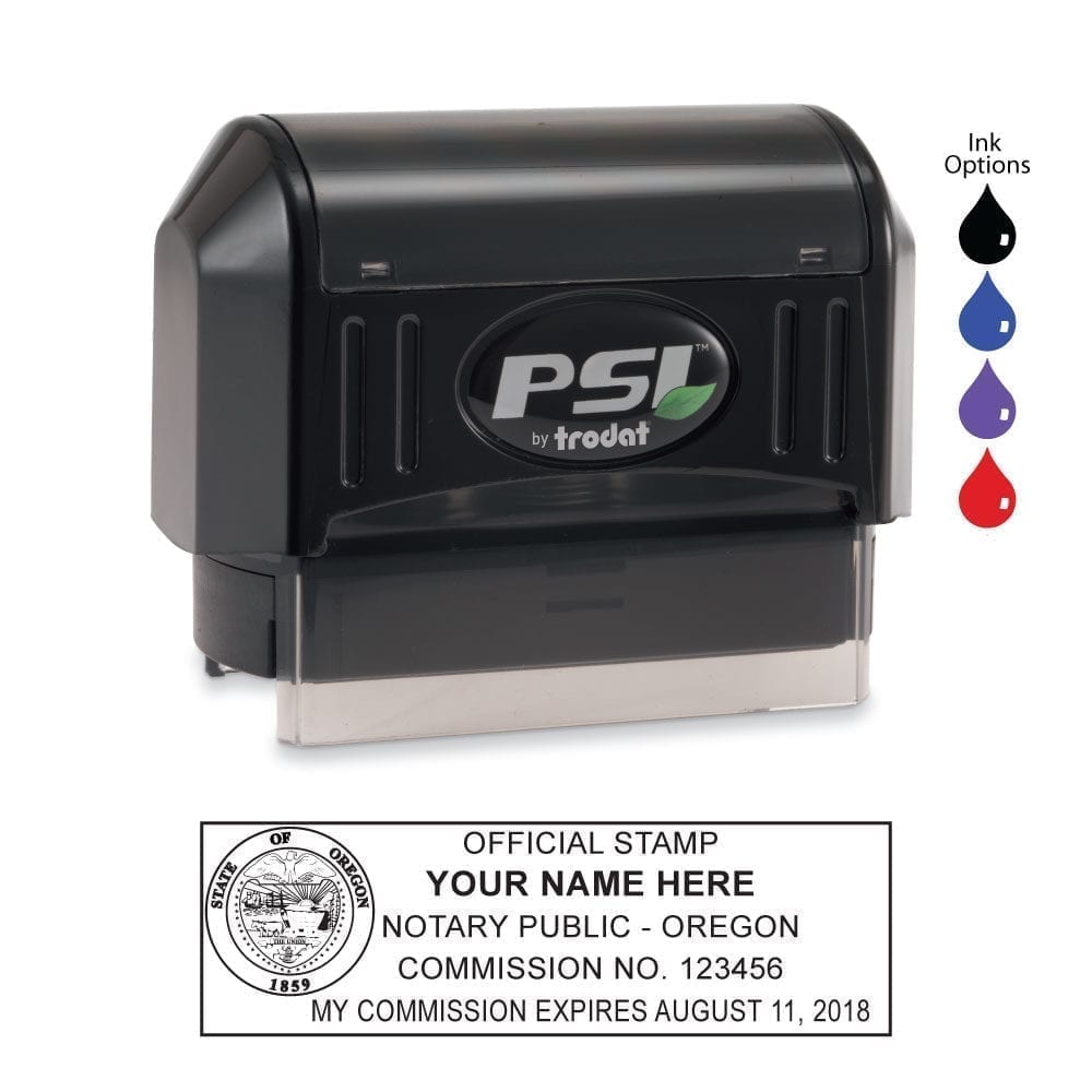 Oregon Notary Stamp - PSI 2264