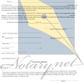 mississippi notary bond