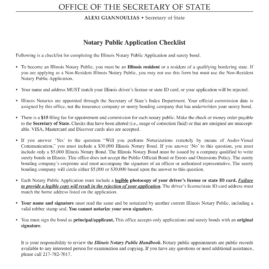 Illinois notary bond application
