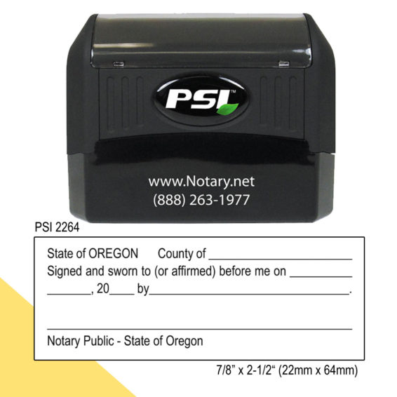 Oregon Notary Jurat Stamp 6750