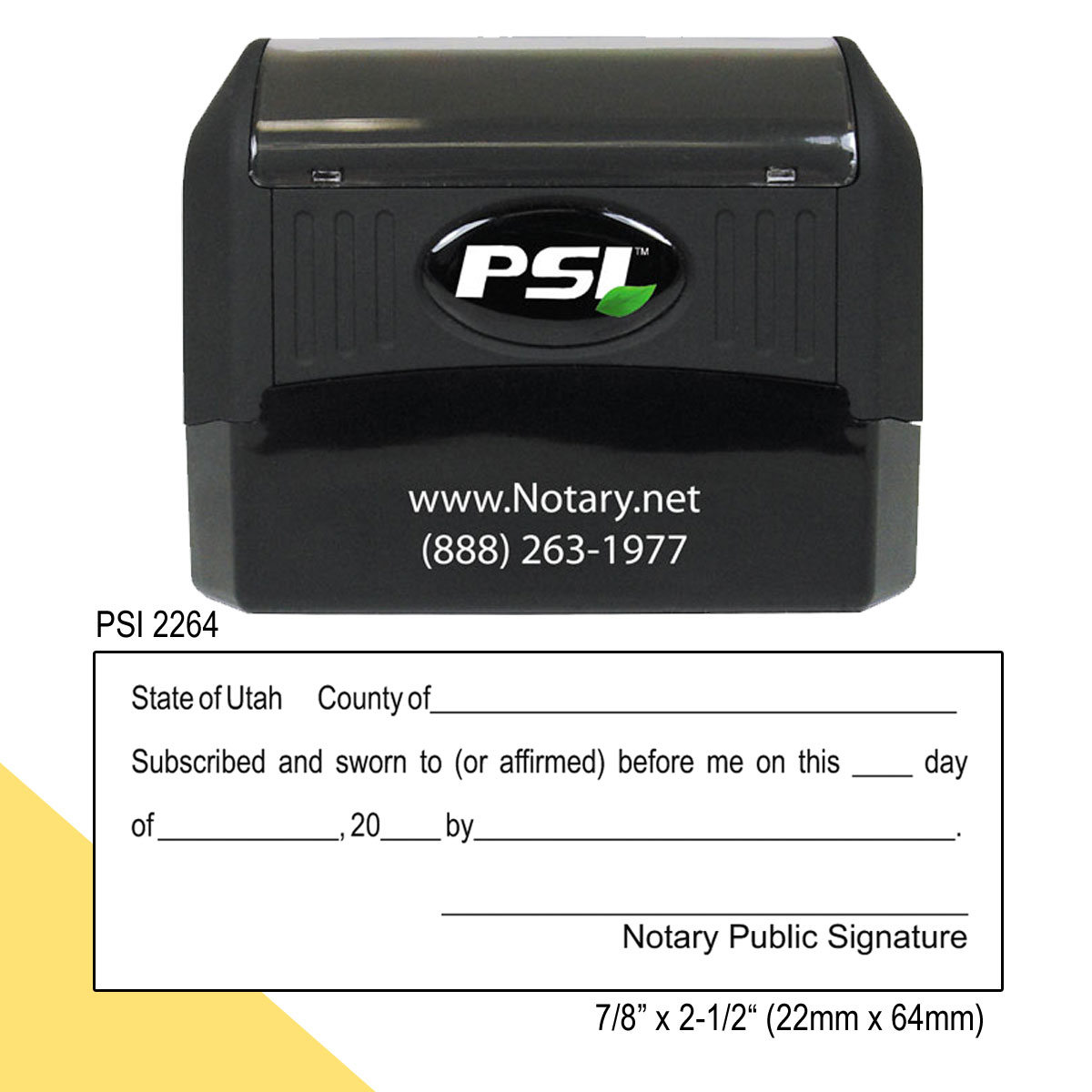 Utah Notary Jurat Stamp Notary