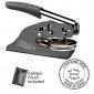 Idaho notary seal embosser shiny gray