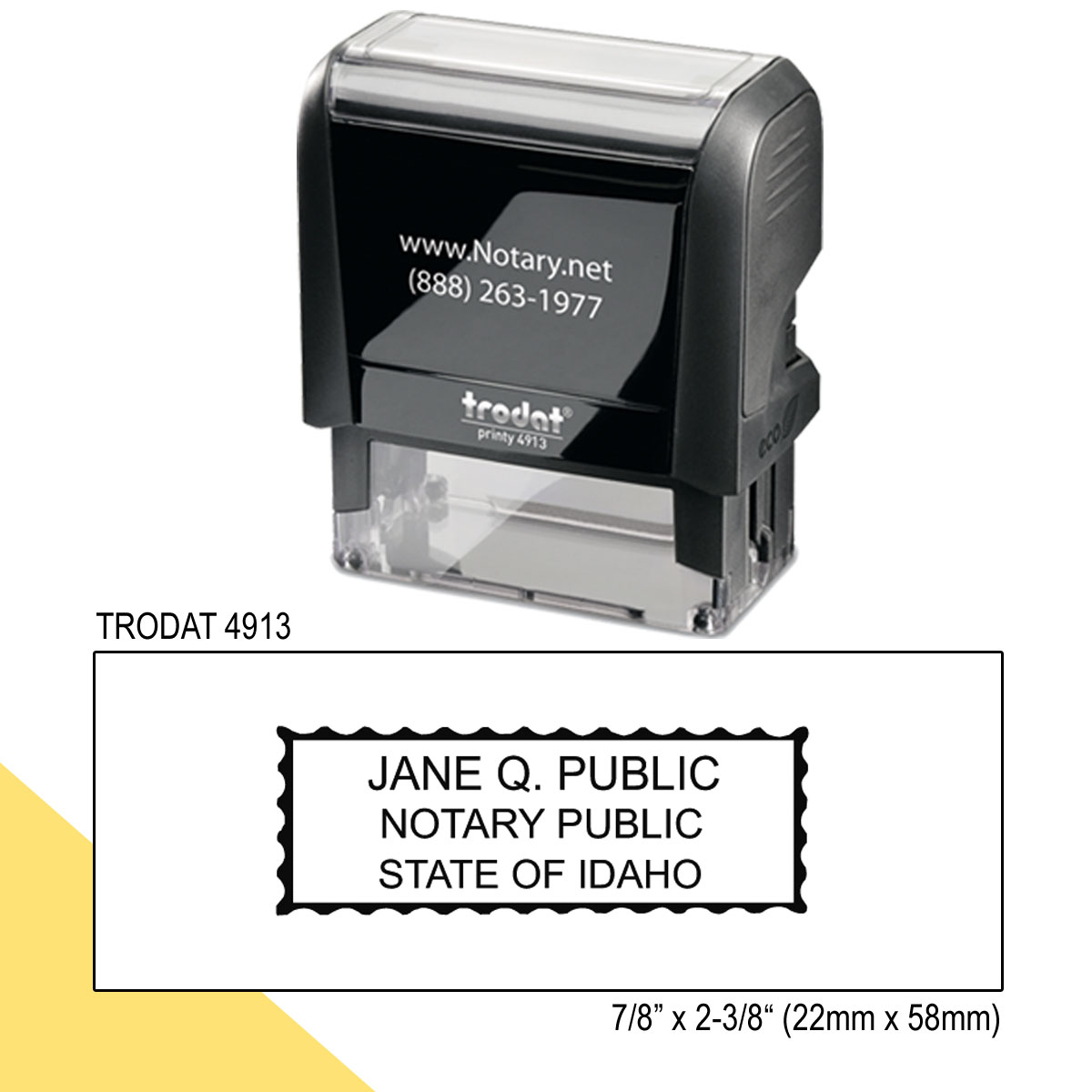 Idaho Notary Stamp Fast Shipping