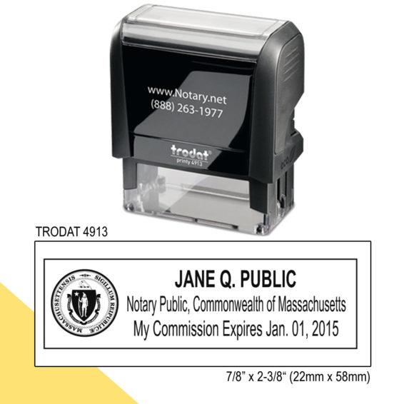 Massachusetts Notary Stamp | Fast Shipping | Notary.net