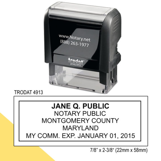 Maryland Notary Stamp Fast Shipping