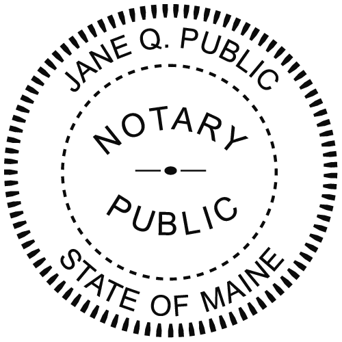 Maine Notary Embosser »