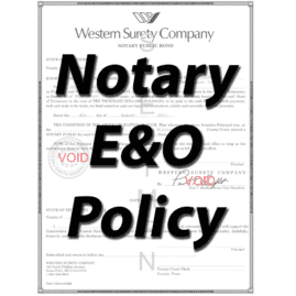 Notary E&O Policy
