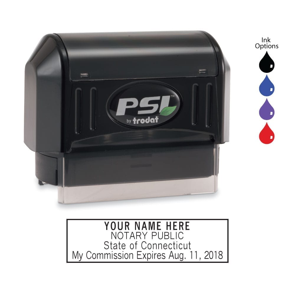 thumbnail image 2 of Connecticut Notary Starter Kit: Self-Inking Notarial Stamp CT For Notaries 2 of 12