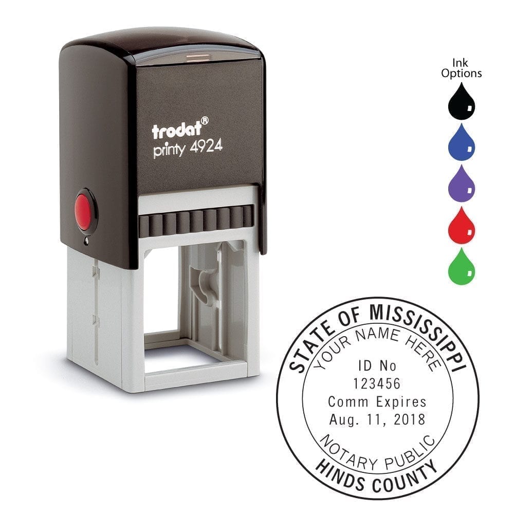 Mississippi Notary Stamp - Trodat 4924