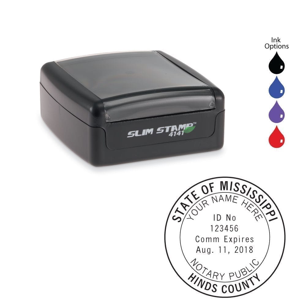 Mississippi Notary Stamp - PSI 4141 Slim