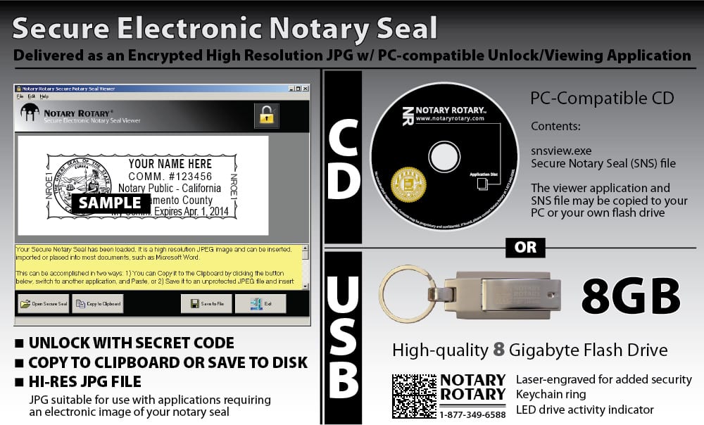 California Notary eSeal | Order Online | Fast Shipping ...