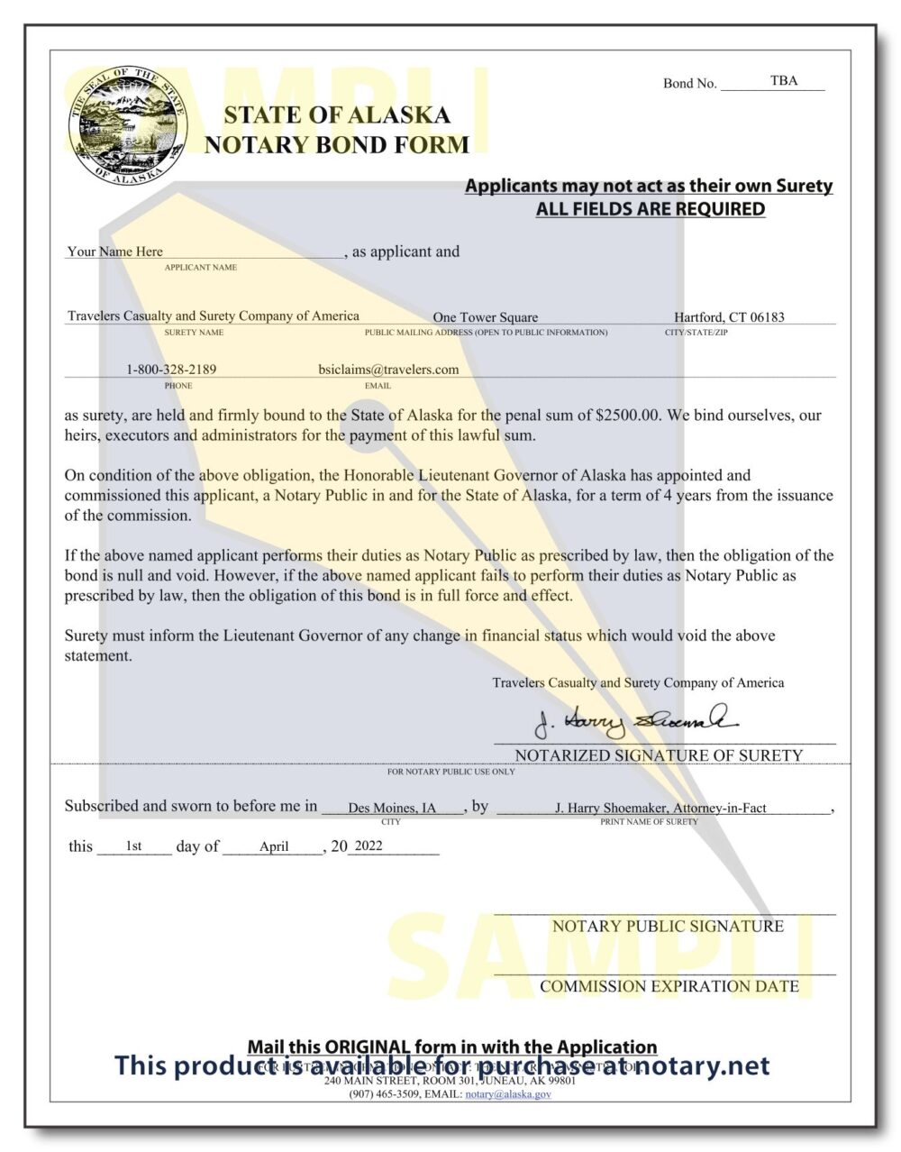 alaska-notary-bond-2500 Alaska Notary Bond