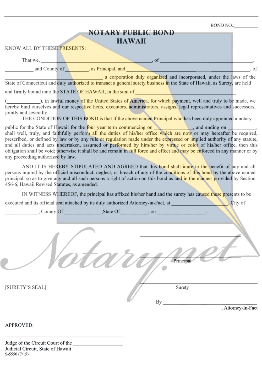 hawaii notary bond hawaii notary bond