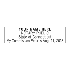 connecticut notary stamp