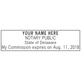 delaware notary stamp