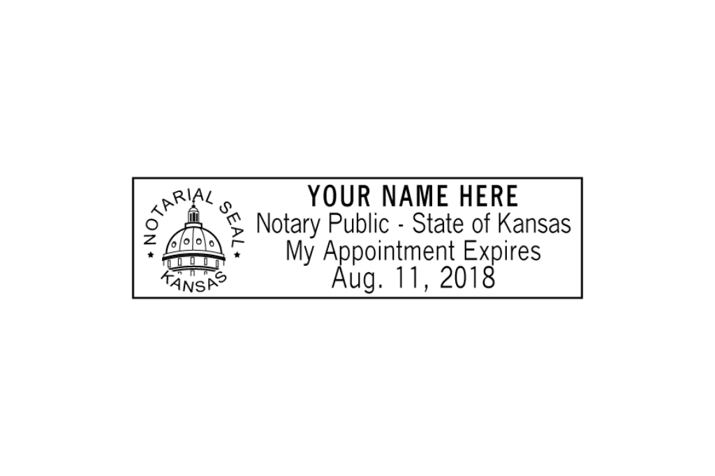 kansas notary stamp