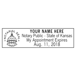 kansas notary stamp
