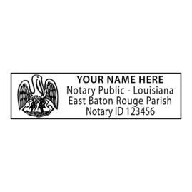 Louisiana notary stamp
