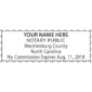 north carolina notary stamp