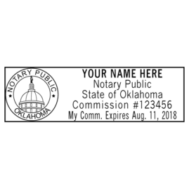 oklahoma notary stamp