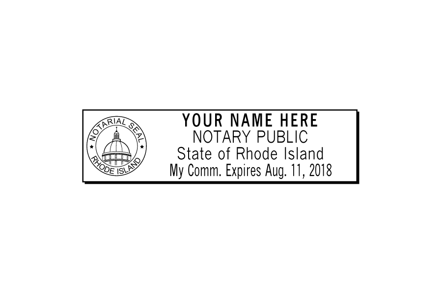 Rhode Island Notary Stamp