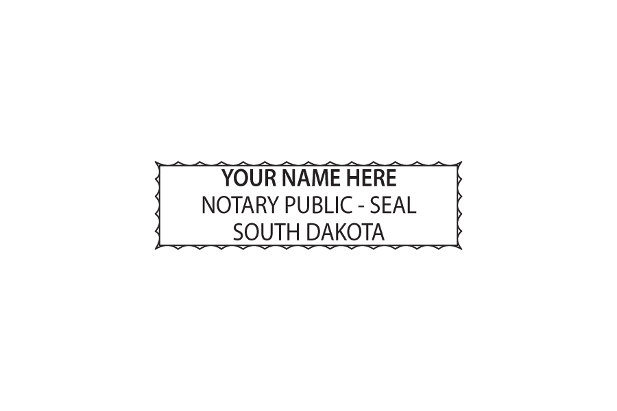 south dakota notary stamp south dakota notary stamp