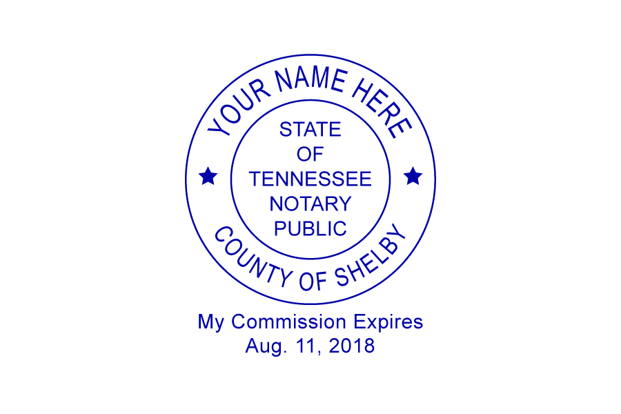Tennessee Notary Stamp 8080