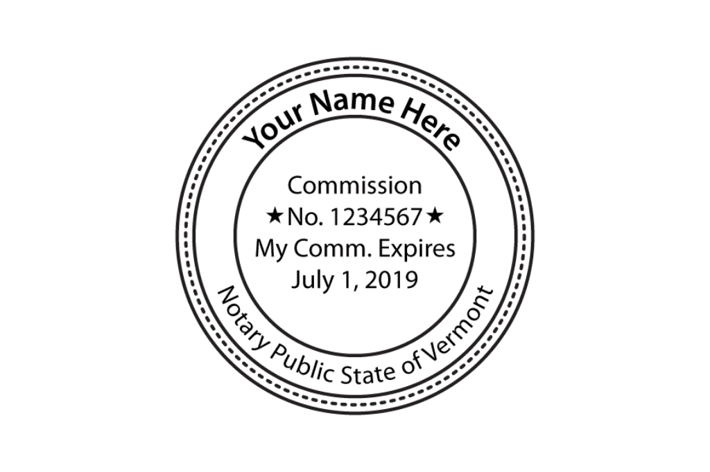 vermont notary seal