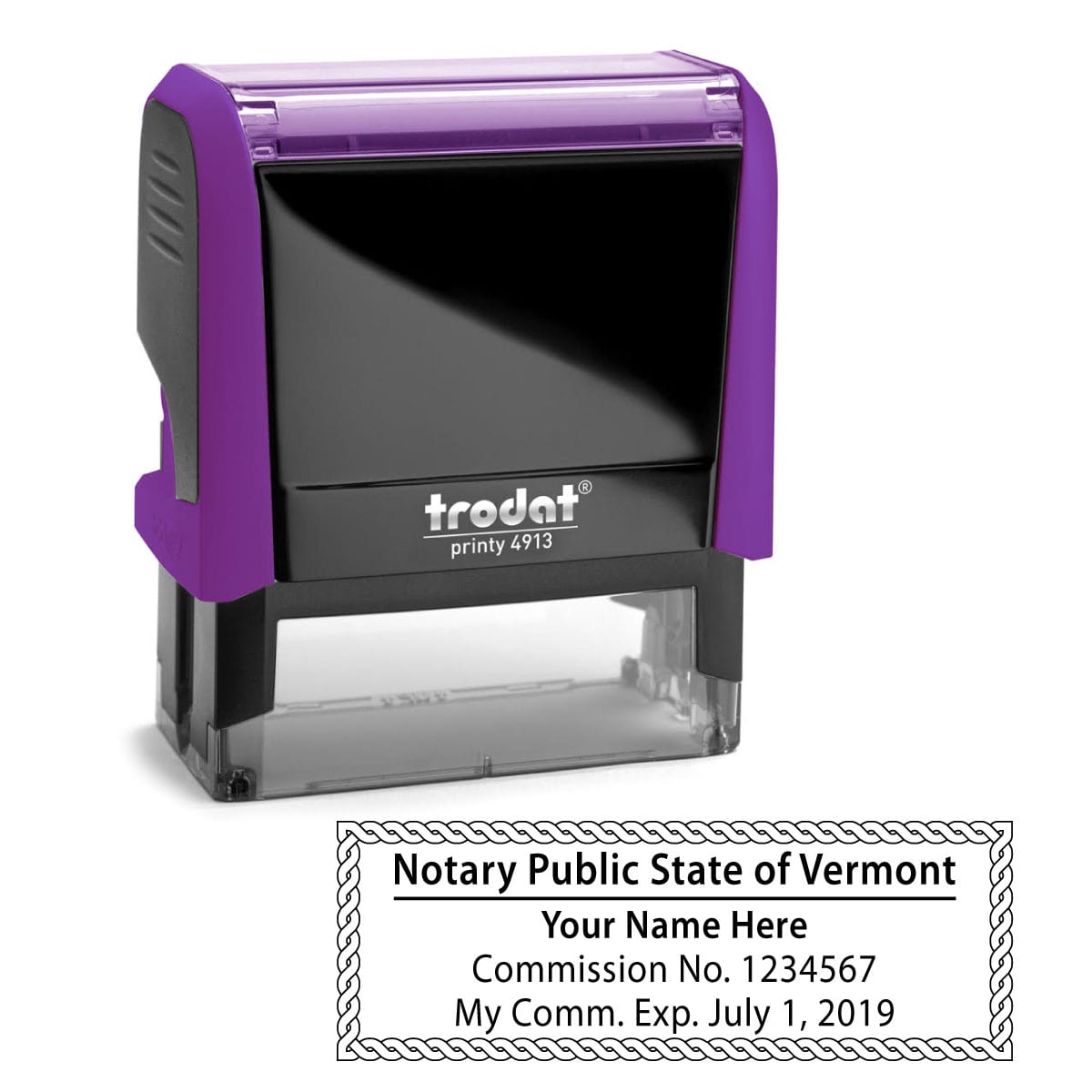 Vermont Notary Stamp Order Online Fast Shipping