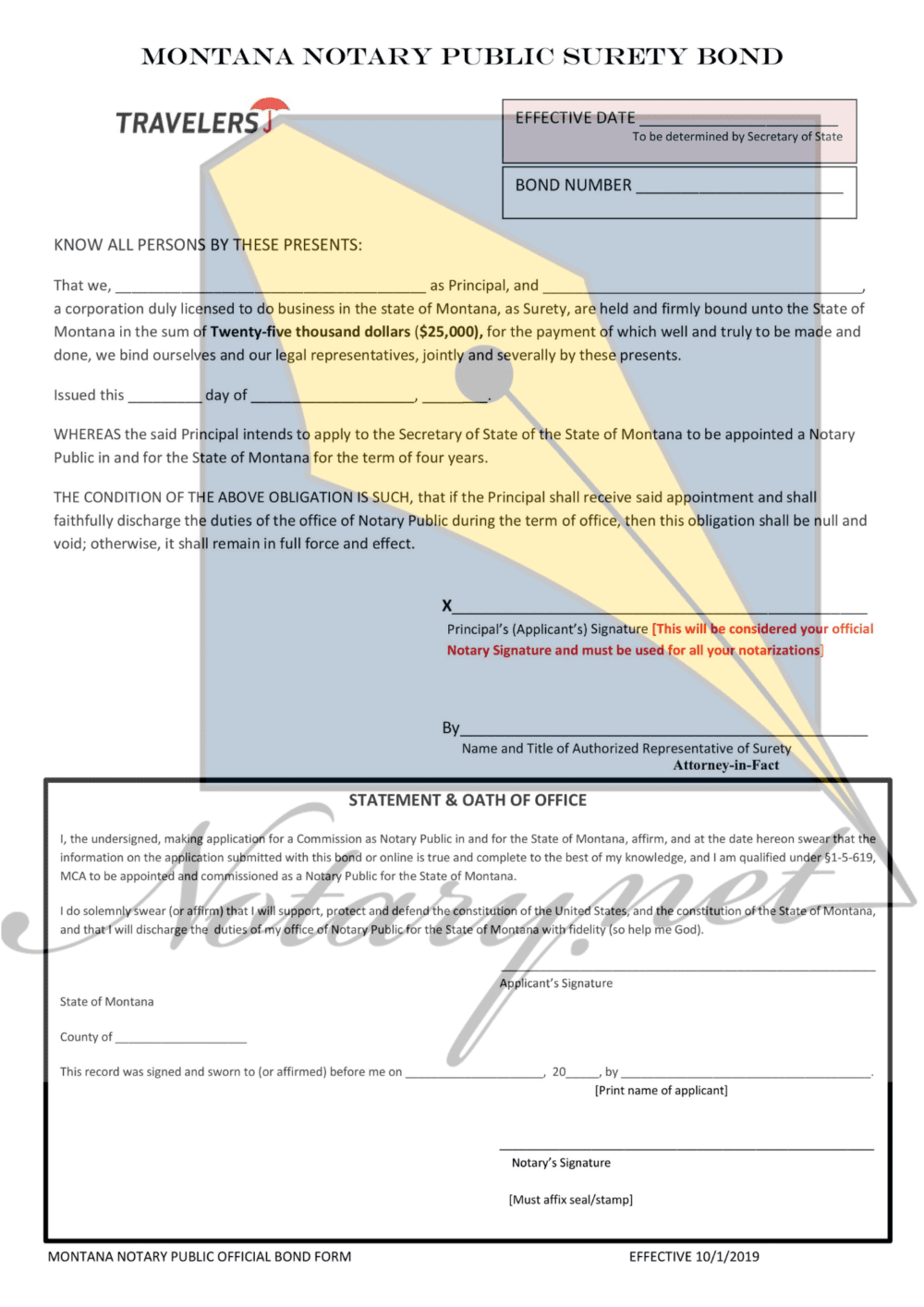 montana notary bond montana notary bond