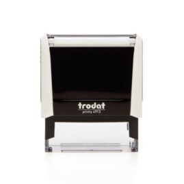 notary stamp trodat white front