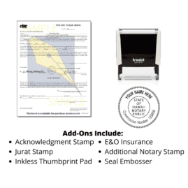 hawaii notary supplies