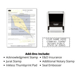 idaho notary supplies