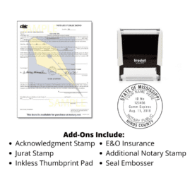 mississippi notary supplies