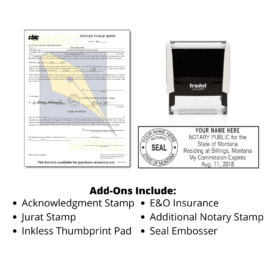 montana notary supplies