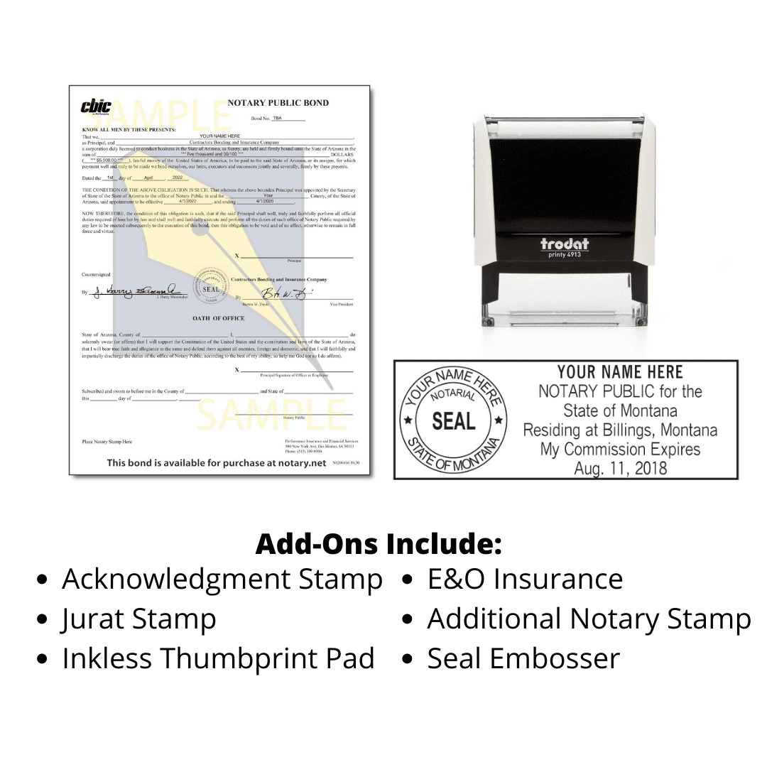 Montana Notary Supplies Package »