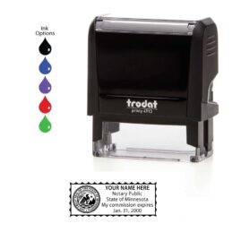 Minnesota Notary Stamp - Trodat 4913 Black